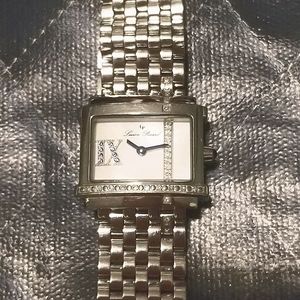 Lucien piccard Diamond & sapphire quartz watch